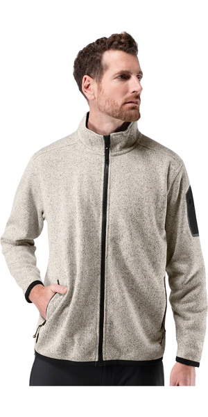 2026 Zhik Mens Knit Fleece JKT-0059-M-LGY - Light Grey